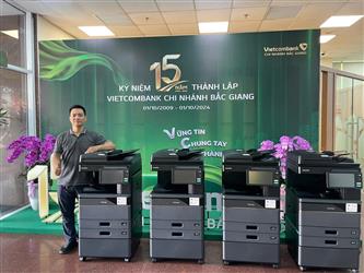 Giải pháp cho thuê máy photocopy cho Ngân hàng: Tiêu chuẩn bảo mật dữ liệu & SLA 2h