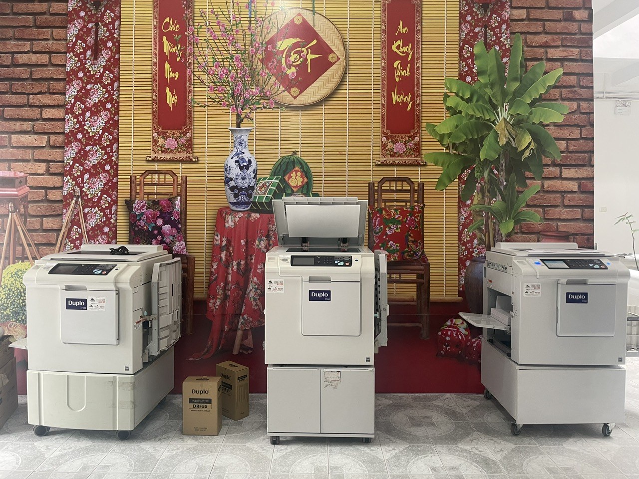 Cho thuê giàn máy in nhân bản siêu tốc Duplo phục vụ Sở GD&ĐT
