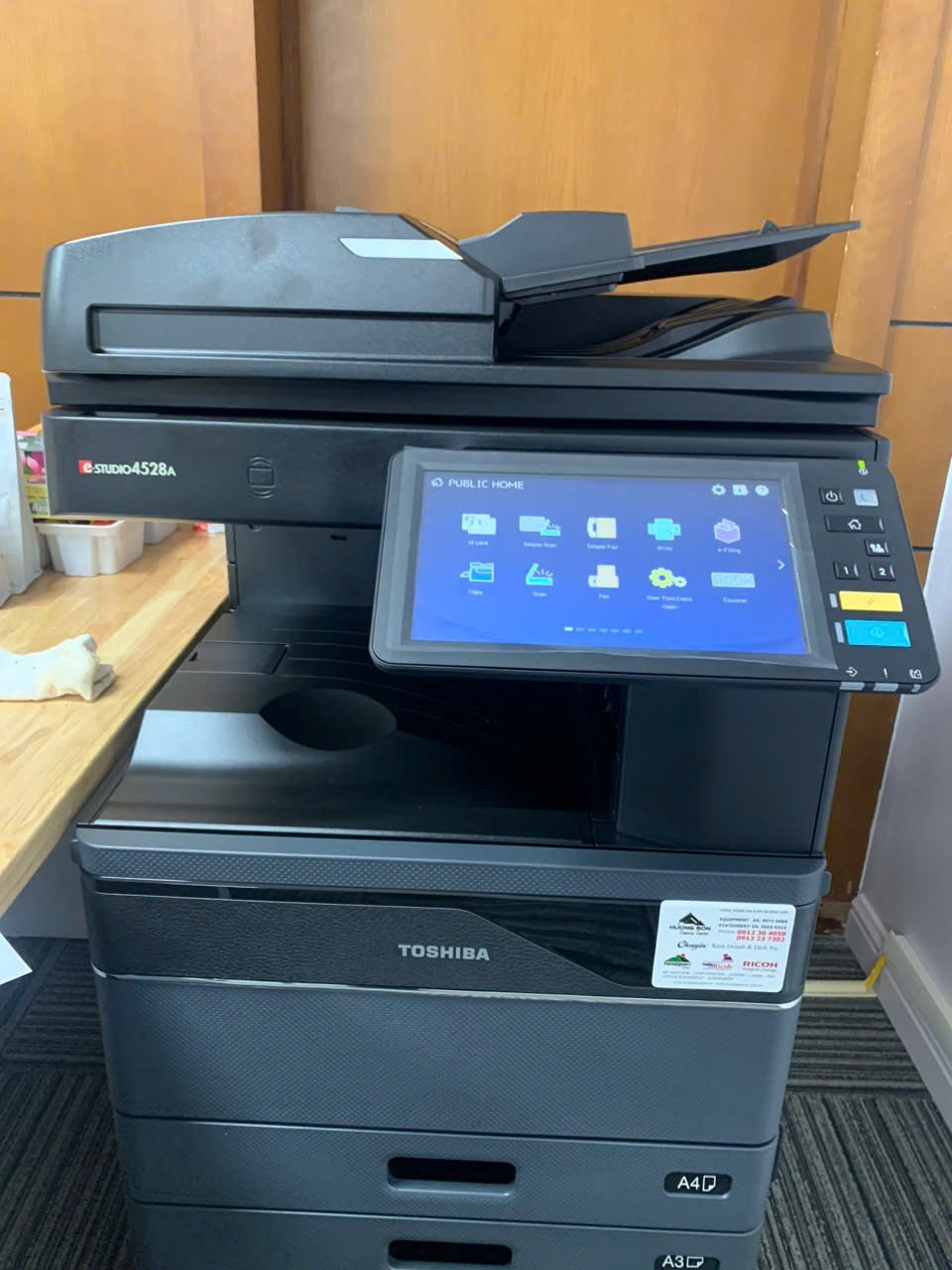 Màn hình cảm ứng 10.1 inch máy photocopy Toshiba e-STUDIO